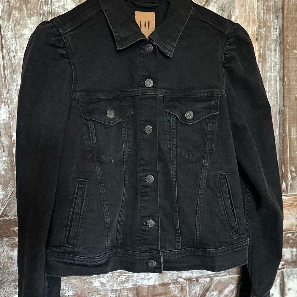 Women’s Gap black denim jacket - Picture 2 of 11